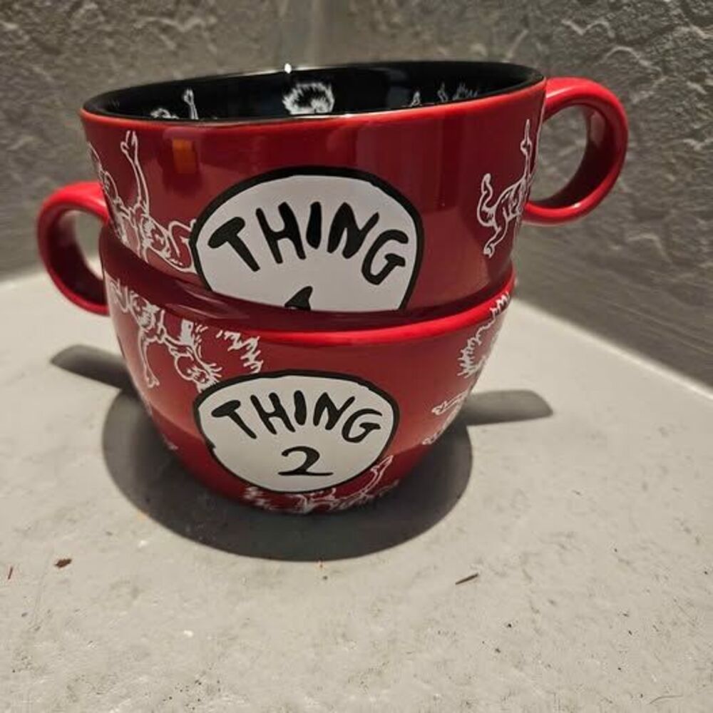 Dr Seuss Thing 1 Thing 2 Mug Universal Studios